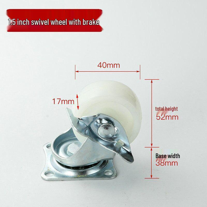 Универсальное мебельное колесо - Легкое, размеры 1"-2" для горшков, кроватей и ящиков