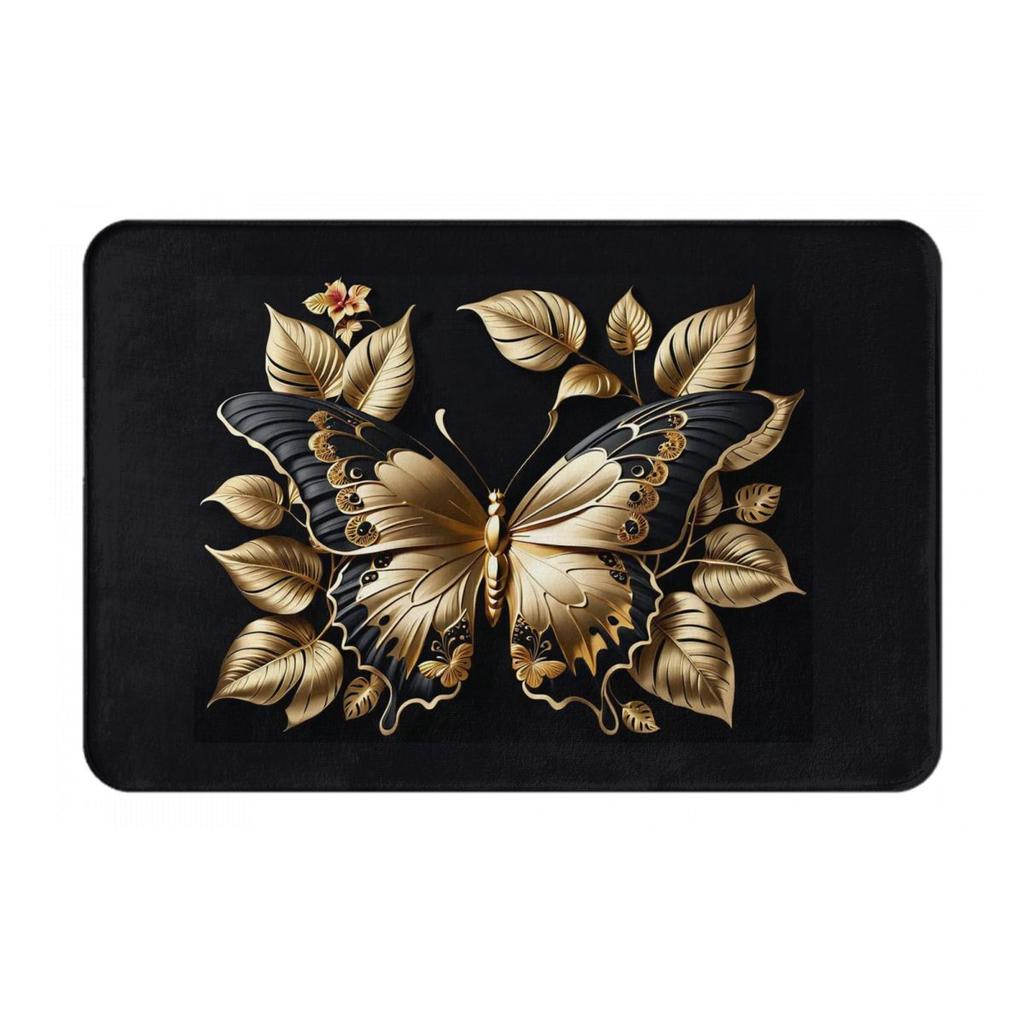 Dream Color Butterfly Anti-slip Doormat Floor Mat Durable Carpet Rug for Kitchen Entrance Home Bathroom Living room Footpad Mats