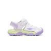 Li Ning Kids Comfortable Versatile Soft Sole Sandals Kids Footwear Standard-White Rose-Purple YKUU044-4