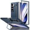 Роскошный Бизнес-чехол со слотом для стилуса и подставкой для Samsung Galaxy Fold 7 6 5 4, со встроенной защитной пленкой из закаленного стекла, противоударный прочный чехол