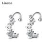 Lindon Copper Alloy Zircon Earrings Drop Earrings For Women Wedding Party Gifts