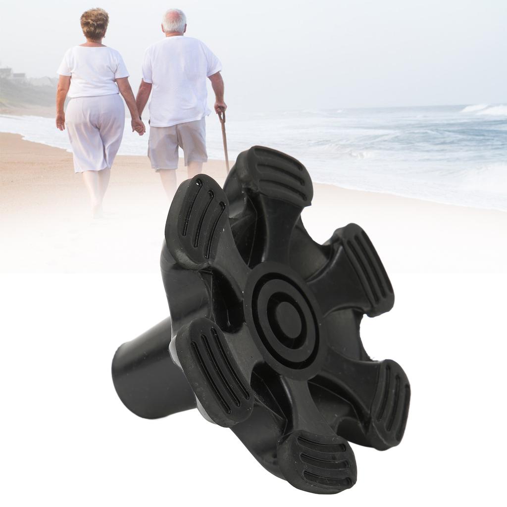 Наконечники трости 6-колонный дизайн нескользящие резиновые 19 мм наконечники костылей для трости для ходьбы и стрельбы