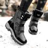 TUINANLE Women's Waterproof Winter Plus Warm Snow Boots Non-slip Wear-resistant Warm Winter Boots Men Shoes