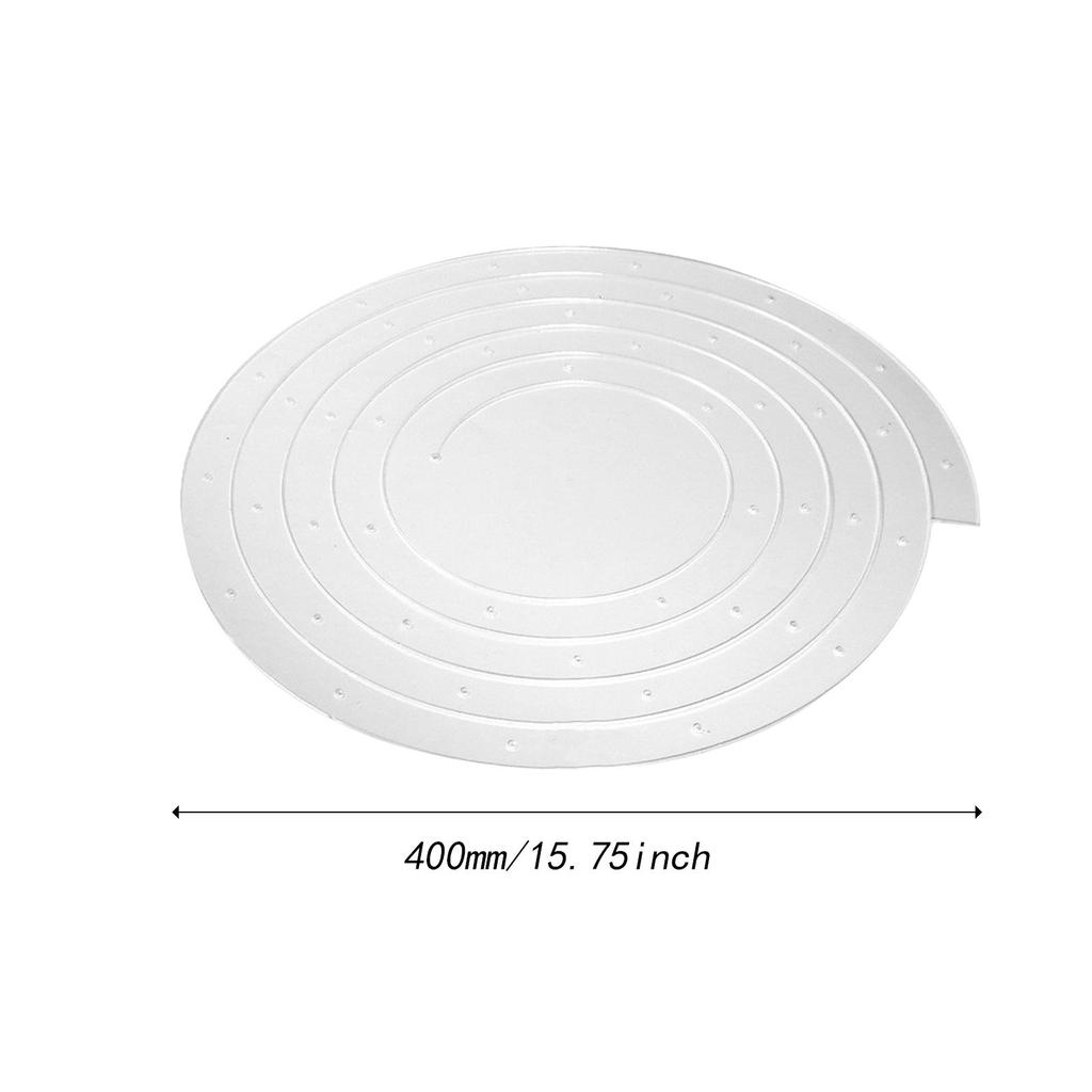Acrylic spiral cake decoration DIY craft props accessories elegant