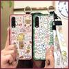 Anti-knock Anti-dust Phone Case For LG Velvet 4G/5G Lanyard Dirt-resistant Soft Case Wrist Strap Fashion Design Cute
