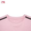 Li-Ning Женская спортивная футболка с коротким рукавом и круглым вырезом