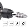 10pcs/set 6mm Shank Rotary File Mini Drill Bit Professional Grade Grinding Head  Metal Engraving