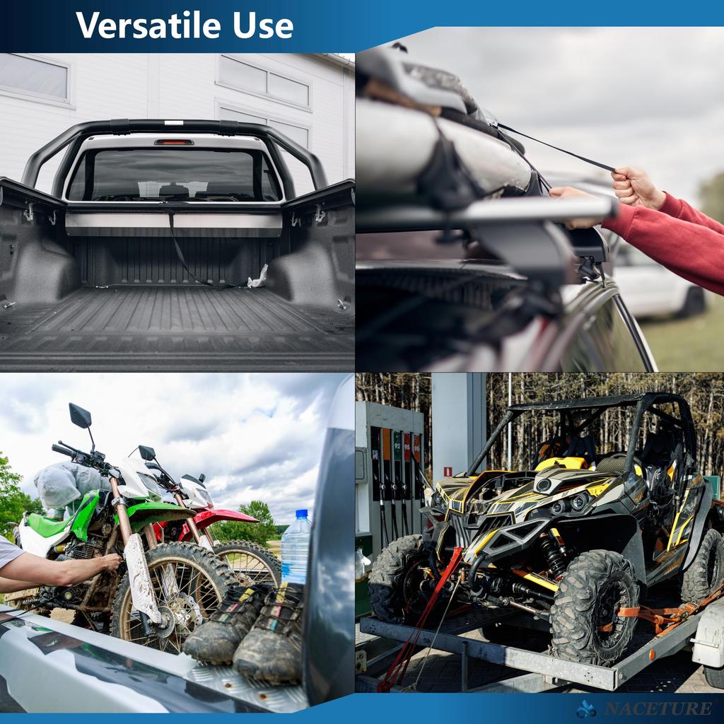 Мотоциклетные анкерные крюки Сверхпрочная нержавеющая сталь Набор из 10 - Крепление мотоцикла для бездорожья