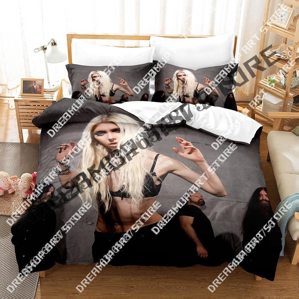 3D Печать Постельное белье The Pretty Reckless Размеры: Полуторный, Евро, King, Полный Размер Пододеяльник Наволочка Постельное для Мальчиков Девочек Взрослых Домашний Текстиль