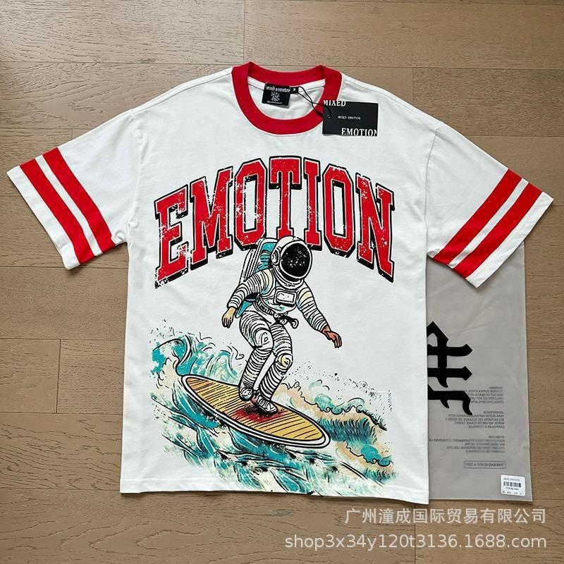 Unisex Oversized Streetwear Tee With Glitter Letter Print Breathable Cotton Blend Casual Top