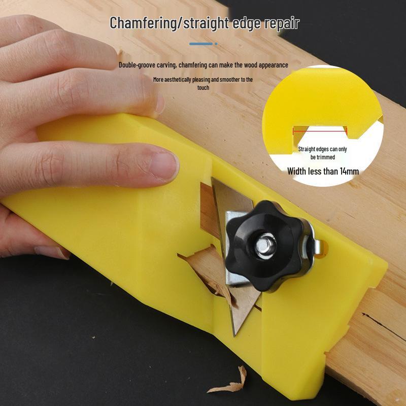 45° Фаска для гипсокартона и плоских поверхностей, Ручной столярный рубанок-фаска