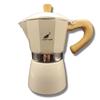 Dragon Horse Stovetop Espresso Maker with Moka Capacity Enjoy Delicious Coffee At Home or Perfect for Serves People Cream Pot, 6-Cup (300ml),
