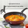 Midea 32cm Non-stick Wok with Standable Lid