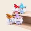 Fluffy Mushroom Bag Pendant PP Cotton Rabbit Elf Keychain Mushroom Rabbit Elf Charm  Home Decor