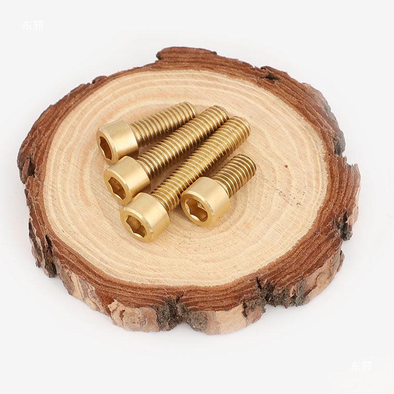 Copper Hex Socket Brass Bolt (M3-M10), Cup/Cylindrical Head Options, Various Lengths Available