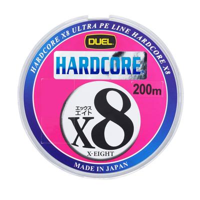 Шнур DUEL PE Hardcore X8 200м 1.2 Серебристый H3258-S