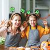Cute Bat Specter Headband with Pumpkin Glow in Dark Hair Hoop Novelty Party Headdress Headwear Party Accessories