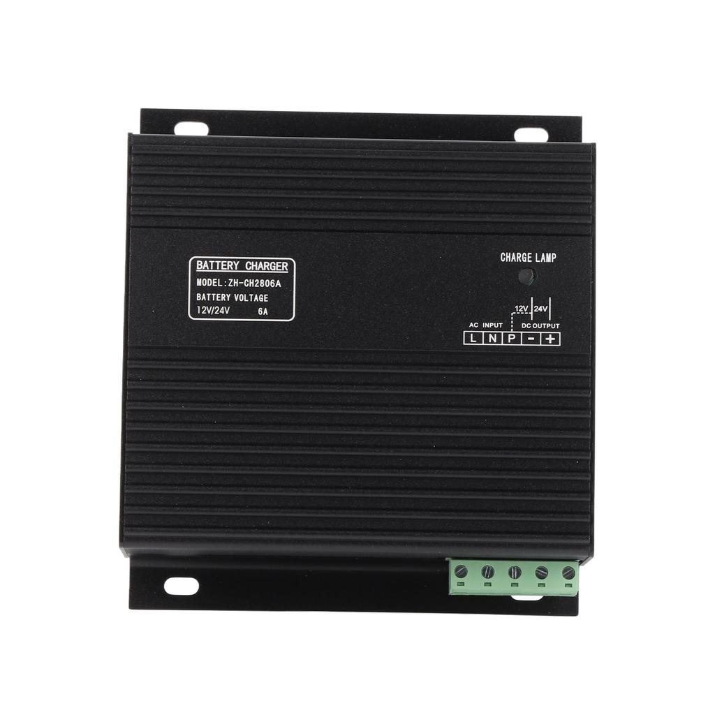 Зарядное устройство для аккумулятора генератора Универсальная защита от перегрузки Алюминиевый сплав Интеллектуальное зарядное устройство для генераторной установки 12 В 24 В ZH CH2806A