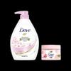 Dove Набор гель для душа «Цветущая вишня» и скраб «Гранат»
