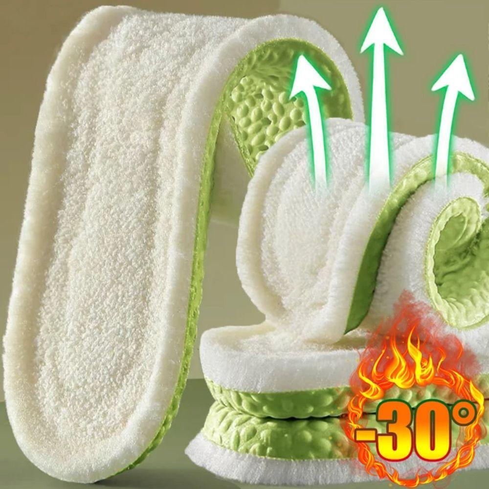 Теплые термостельки с самоподогревом для ухода за ногами Мягкие стельки для ног зимние