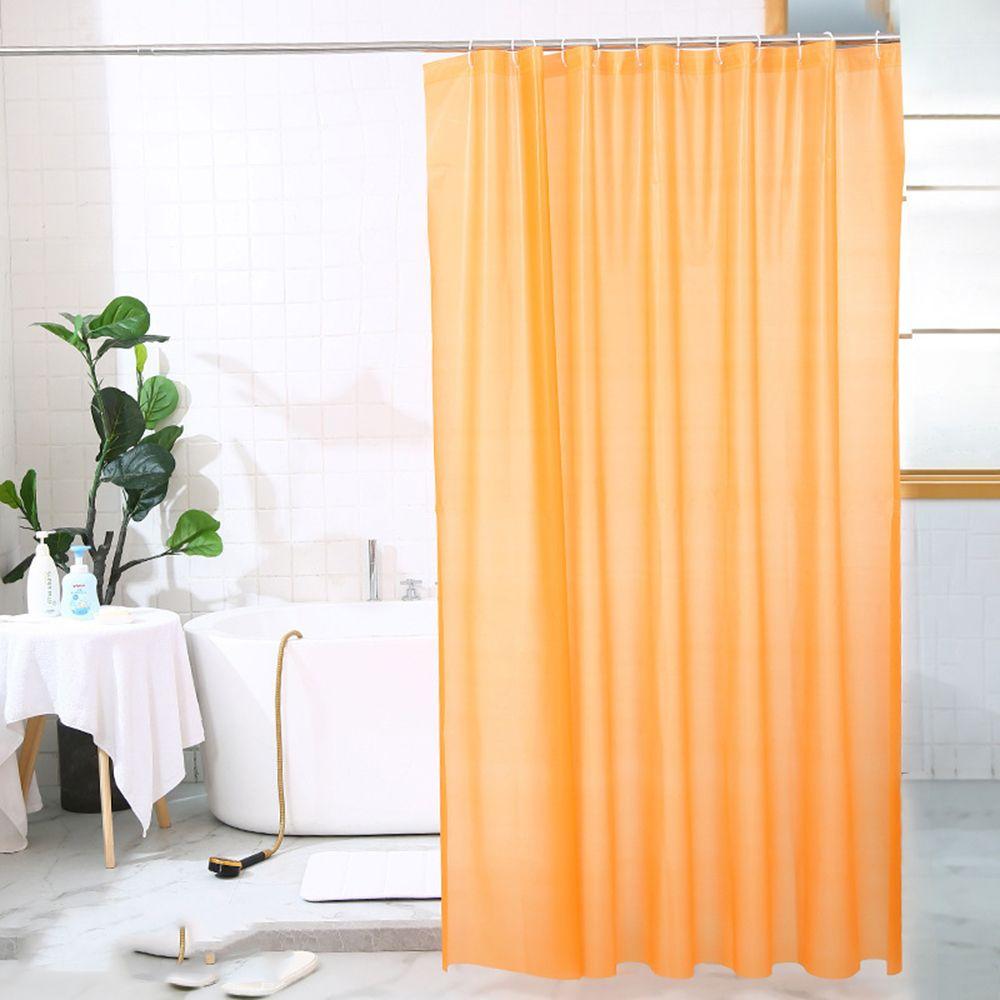 New With 12 Hooks Room Decor Bathtub Curtains PEVA Thicken Bathroom Screens Shower Curtain