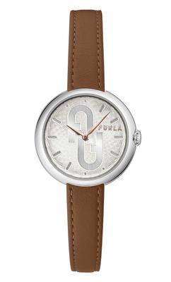 Часы FURLA COSY Серебряный циферблат из нержавеющей стали Кварцевые часы 30MM Ювелирные изделия Аксессуар WW00005001L1 Коричневый [Furla] Женские [Товар]