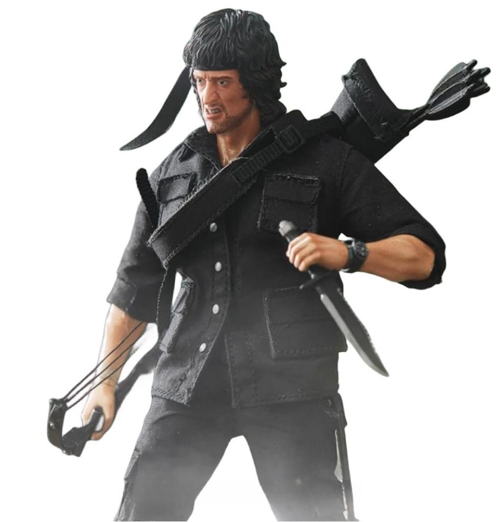 HiPlay HIYA 1/12 Scale Rambo ESR0099 Movable Action Figure with Accessories Full Set