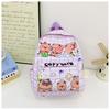 Stylish Capybara Cartoon School Bag For Kids With Comfortable Padded Straps