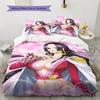 Boa Hancock Pattern Bedding Quilt Set Quilt Cover Pillowcase Home Birthday Gift(1 * duvet cover + 2 * pillowcase, without core)