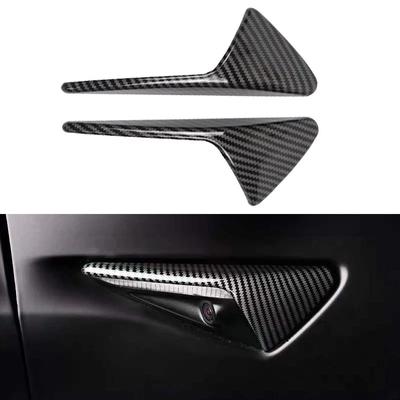 1 пара для Tesla Model 3 YXS боковая камера защитный чехол из углеродного волокна ABS для Tesla Model 3 Model Y автомобильные аксессуары