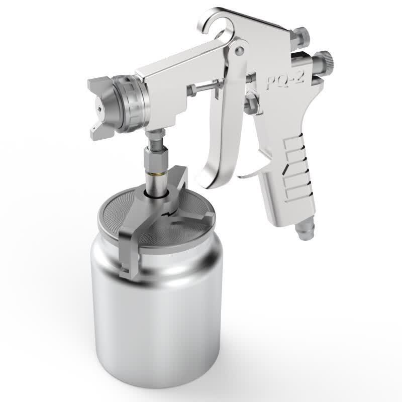 Kraftwell Pneumatic Paint Spray Gun CN plug (adapter included)