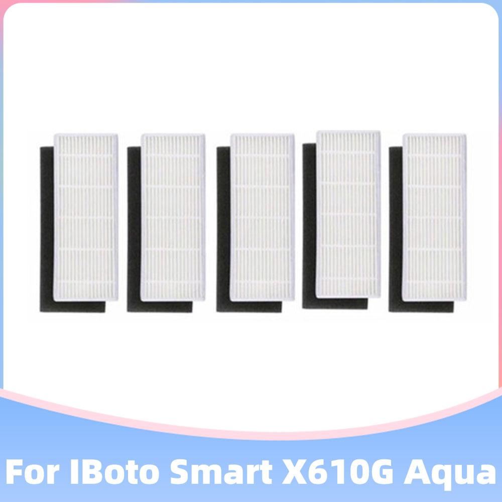 Совместимо для IBoto Smart X610G Aqua Основная Боковая Щетка Фильтр Тряпка для Швабры Тряпка Робот Пылесос Запасная Часть Набор Аксессуаров