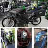 1 Pcs Motorcycle Accessories Luggage Net Universal Motorcycle Hook Net Helmet Net Elastic Luggage Net HMM