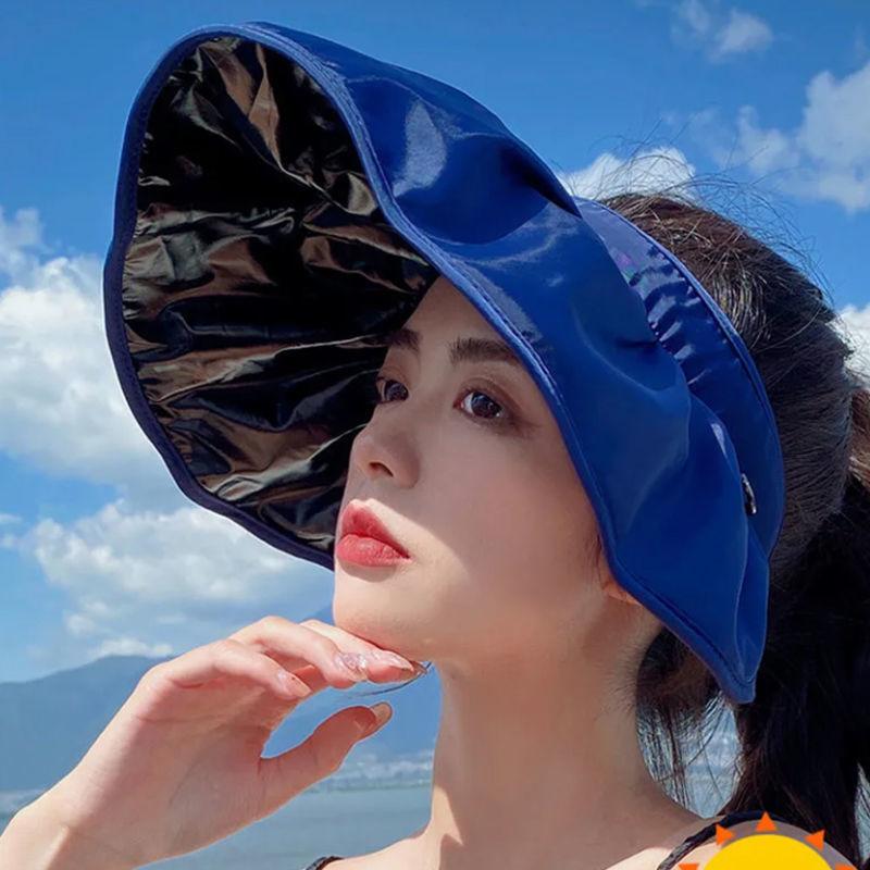 UV sunscreen sun hat face bucket hat shell hat headband hat female sunscreen cute sunscreen hat