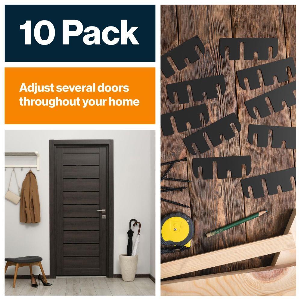 10 шт. Прочный материал Дверные петли Прокладки 4 дюйма Пластиковые Регуляторы зазора Шкафные двери