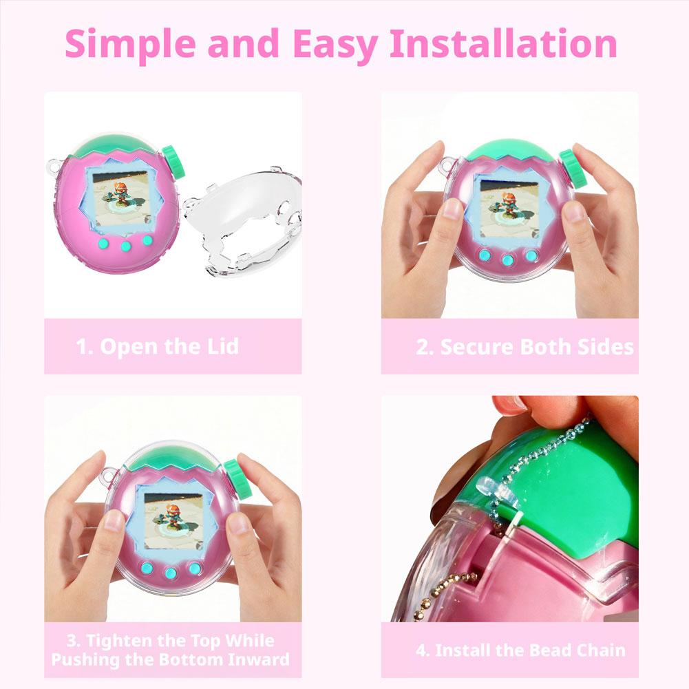 For Tamagotchi Paradise Transparent Protective Cover Joy Park Protective Case Hard Acrylic Collision Prevention Diy Accessories