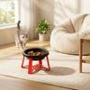 With Stand Slow-Feeding Bowl Bite-resistant Anti-Overturning Bowl Elevated Cat Bowl  Outdoor Use