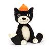 Мягкая игрушка Jellycat Джек, средний 12,5 дюймов  Мягкая игрушка кошка и котенок  Классический детский подарок