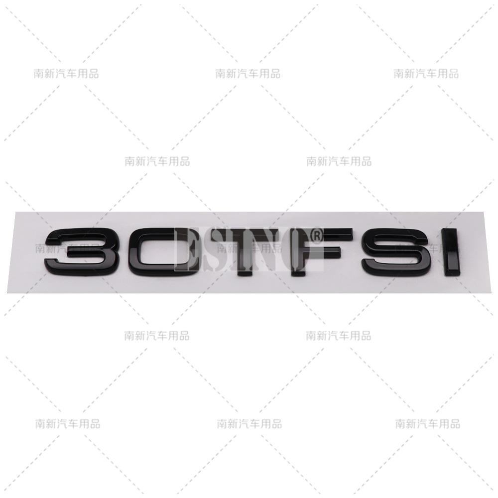 30 35 40 45 50 55 60 TFSI ABS Adhesive Emblem Rear Trunk Badge Sticker Decal for yngc9 A4 A5 A6 A7 A8 Q3 Q5 Q6 Q7 Q8