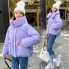 Spot New Down Cotton Clothes Women's Loose Fluffy Bread Clothes Short Hooded Thicken Winter Coat