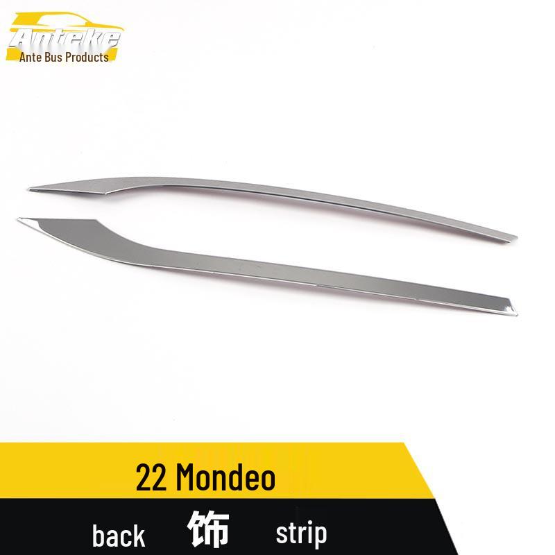 Compatible Mondeo Rear Trim Decorative Sticker - Stainless Steel Trunk Bumper Strip for 22 Models