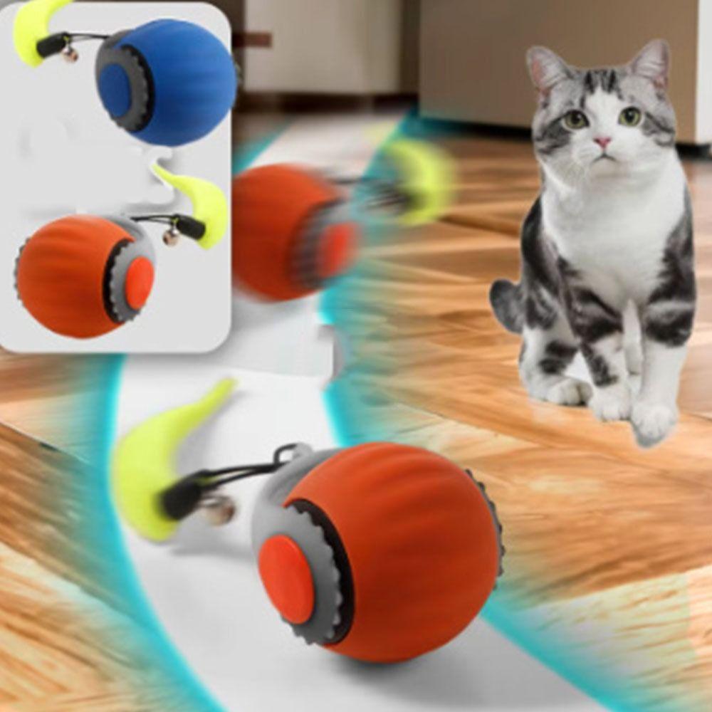 Automatic Moving Cat Interactive Ball Smart Jumping Rolling Ball Pet Toy Ball  Puppy Cat Toys