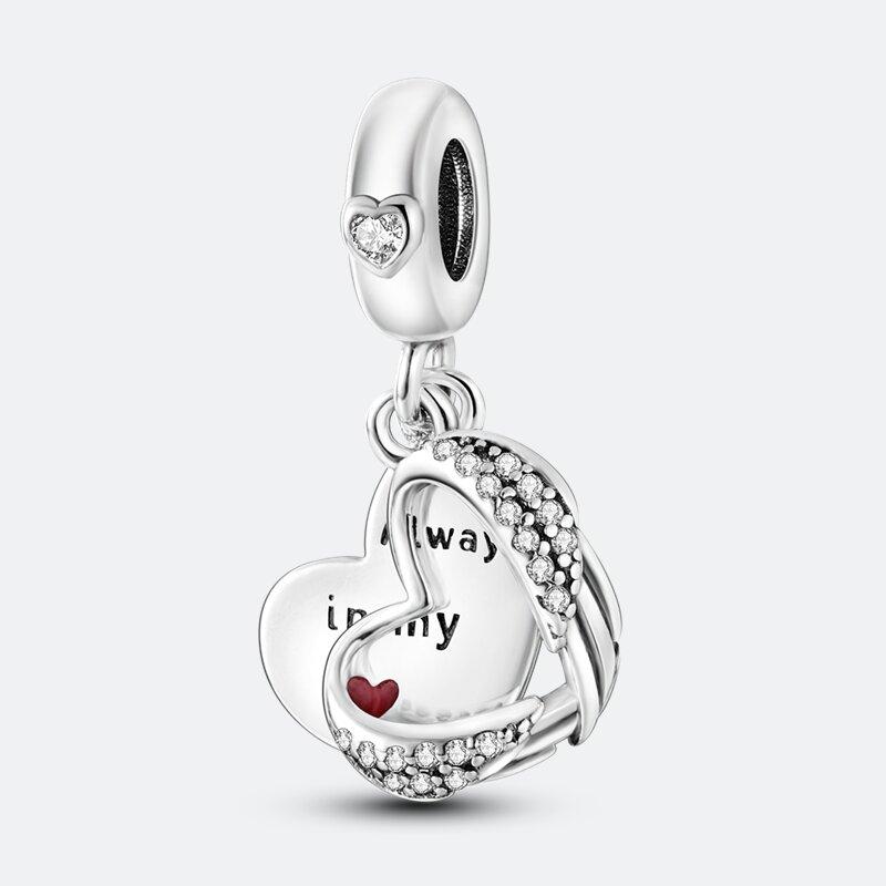 Очаровательные ювелирные изделия, модная шапка из стерлингового серебра 925 пробы с кроликом, подвеска из бисера, подходит для браслета для женщин, ювелирные изделия своими руками