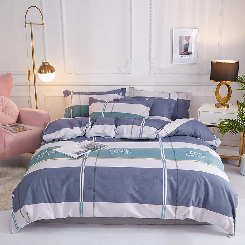 Комплект постельного белья с цветочным рисунком из 100% хлопка с узором в стиле сада, комплект постельного белья размера «queen size», пододеяльник с наволочками на все сезоны