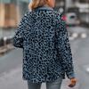 Куртка-рубашка с леопардовым принтом на пуговицах с длинными рукавами, женская, осень 2025, новые европейские и американские женские топы