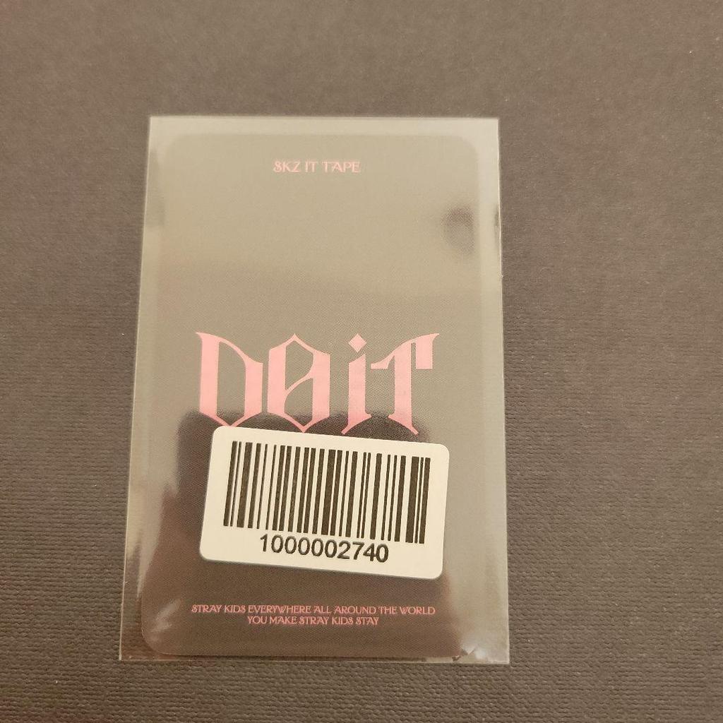 [USED] Stray Kids Doit FANS Bonus Trading Card Bang Chan
