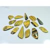 298Cts. Natural Tiger Eye Fancy Cabochon Loose Gemstone 15Pcs Lot 26-40 MM C-727