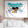 Gracie's-Corner Print Tapestry, Backdrop, Easy Setup, Ideal for Bedroom, Office & Living Room, with Aesthetic Wall Hanging Decor.