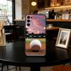 Чехол для телефона в стиле бейсбола для Samsung S25, S24, S21, S22, S23, S30, Ultra, S20, Plus, Fe, Мягкий силиконовый черный чехол