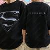 Футболки с принтом Супермена для взрослых_Детей Лето Новые DC Comic Футболка с коротким рукавом Крутые Футболки для Мальчиков Девочек Модная Одежда для Родителей и Детей